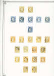 1849-1978, Collection principalement oblitérée en deux