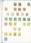 1849-1978, Collection principalement oblitérée en deux