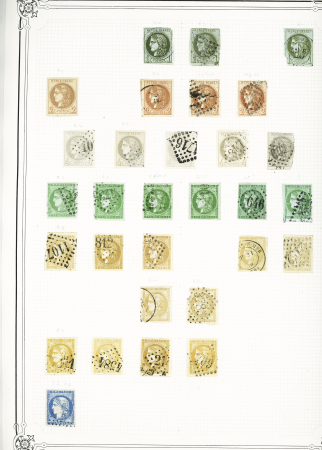 1849-1978, Collection principalement oblitérée en deux