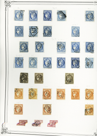 1849-1978, Collection principalement oblitérée en deux