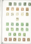 1849-1978, Collection principalement oblitérée en deux
