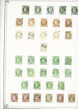 1849-1978, Collection principalement oblitérée en deux