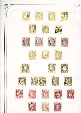 1849-1978, Collection principalement oblitérée en deux