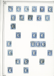 1849-1978, Collection principalement oblitérée en deux