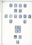 1849-1978, Collection principalement oblitérée en deux
