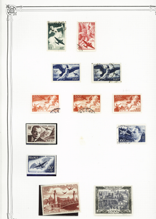 1849-1978, Collection principalement oblitérée en deux