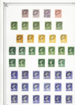 1849-1978, Collection principalement oblitérée en deux