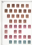 1849-1978, Collection principalement oblitérée en deux