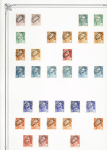 1849-1978, Collection principalement oblitérée en deux