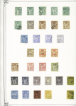 1849-1978, Collection principalement oblitérée en deux