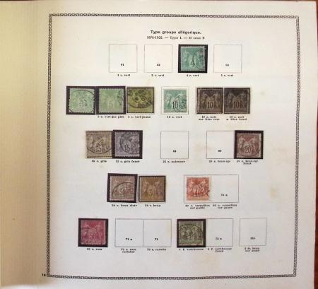 1849-2004, Collection de timbres de France, en neuf