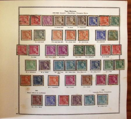 1849-2004, Collection de timbres de France, en neuf