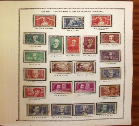 1849-2004, Collection de timbres de France, en neuf