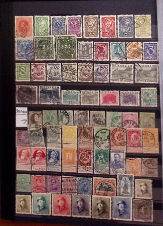 1850-1980, Estate in 68 stockbooks or albums from Austria