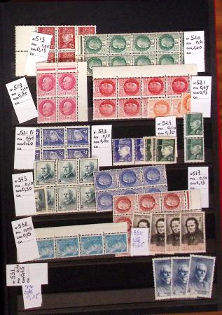 1850-1980, Estate in 68 stockbooks or albums from Austria