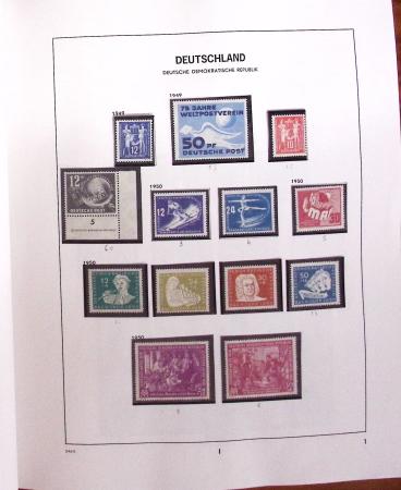 1850-2022, Mint & used collection in nine albums and
