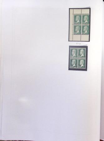 1900-2023, Collection de timbres en BLOCS DE QUATRE