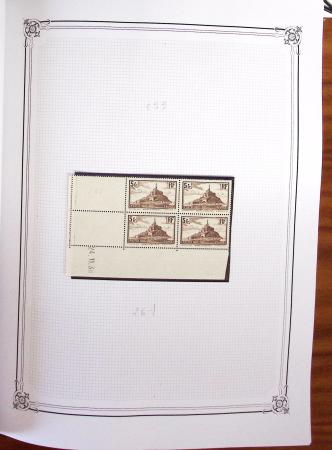 1900-2023, Collection de timbres en BLOCS DE QUATRE