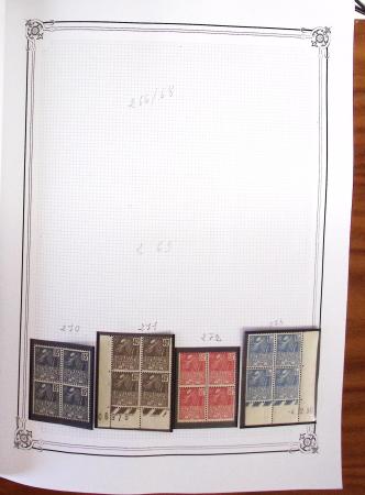 1900-2023, Collection de timbres en BLOCS DE QUATRE