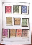 1900-2023, Collection de timbres en BLOCS DE QUATRE