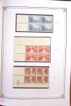 1900-2023, Collection de timbres en BLOCS DE QUATRE