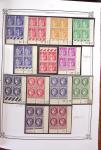 1900-2023, Collection de timbres en BLOCS DE QUATRE