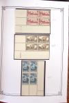 1900-2023, Collection de timbres en BLOCS DE QUATRE