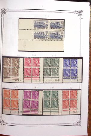 1900-2023, Collection de timbres en BLOCS DE QUATRE