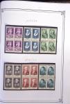 1900-2023, Collection de timbres en BLOCS DE QUATRE