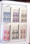 1900-2023, Collection de timbres en BLOCS DE QUATRE