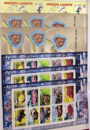 1900-2023, Collection de timbres en BLOCS DE QUATRE