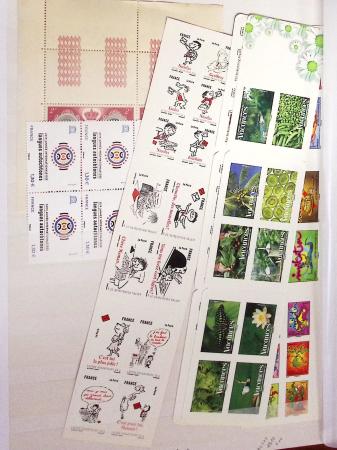 1900-2023, Collection de timbres en BLOCS DE QUATRE