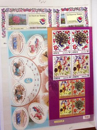 1900-2023, Collection de timbres en BLOCS DE QUATRE