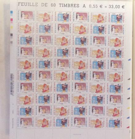1900-2023, Collection de timbres en BLOCS DE QUATRE