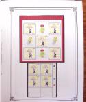 1900-2023, Collection de timbres en BLOCS DE QUATRE