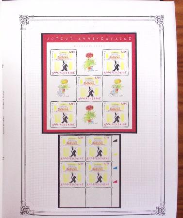 1900-2023, Collection de timbres en BLOCS DE QUATRE