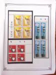 1900-2023, Collection de timbres en BLOCS DE QUATRE