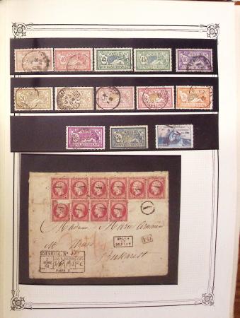 1849-1970 Collection de neufs et d'oblitérés en quatre