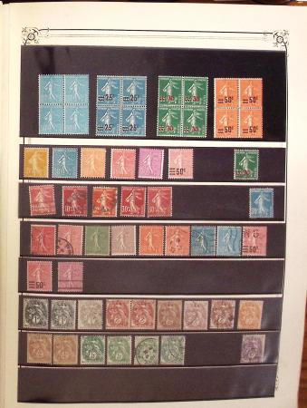 1849-1970 Collection de neufs et d'oblitérés en quatre
