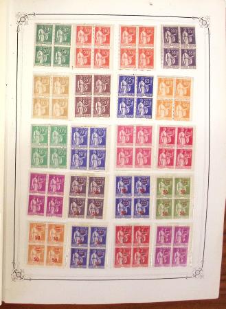 1849-1970 Collection de neufs et d'oblitérés en quatre