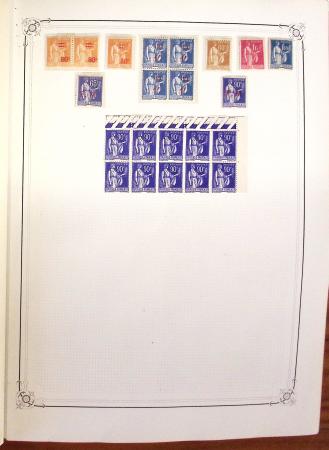 1849-1970 Collection de neufs et d'oblitérés en quatre