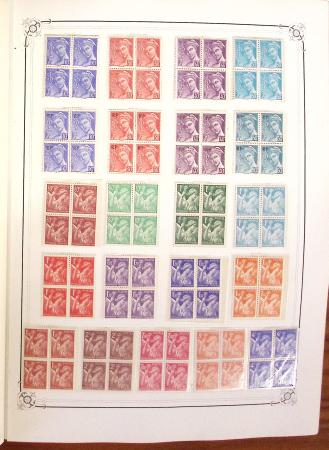1849-1970 Collection de neufs et d'oblitérés en quatre