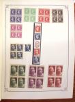 1849-1970 Collection de neufs et d'oblitérés en quatre