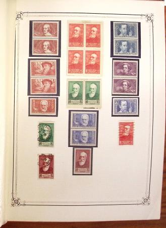 1849-1970 Collection de neufs et d'oblitérés en quatre