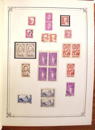 1849-1970 Collection de neufs et d'oblitérés en quatre
