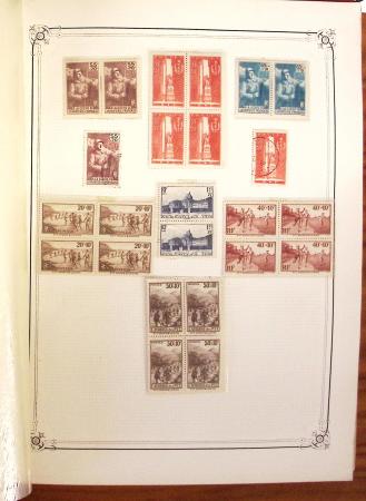 1849-1970 Collection de neufs et d'oblitérés en quatre
