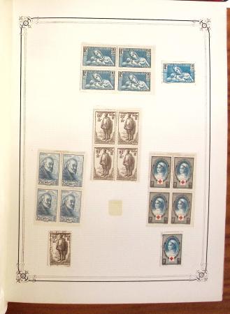 1849-1970 Collection de neufs et d'oblitérés en quatre