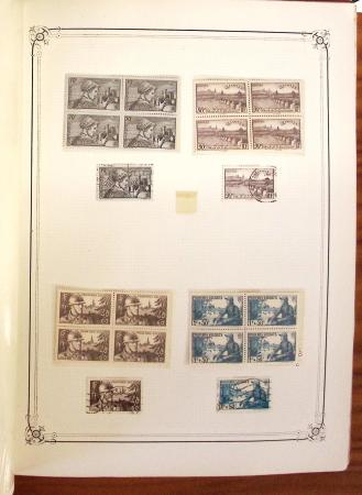 1849-1970 Collection de neufs et d'oblitérés en quatre