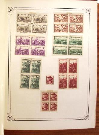 1849-1970 Collection de neufs et d'oblitérés en quatre
