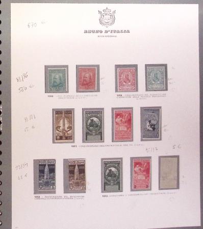 1910-74, Chiefly never hinged selection in four albums